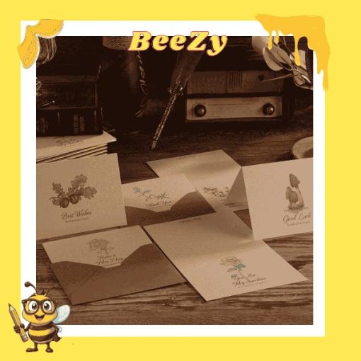 Thiệp Kraft Vintage