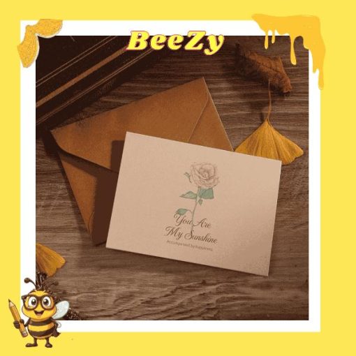 Thiệp Kraft Vintage