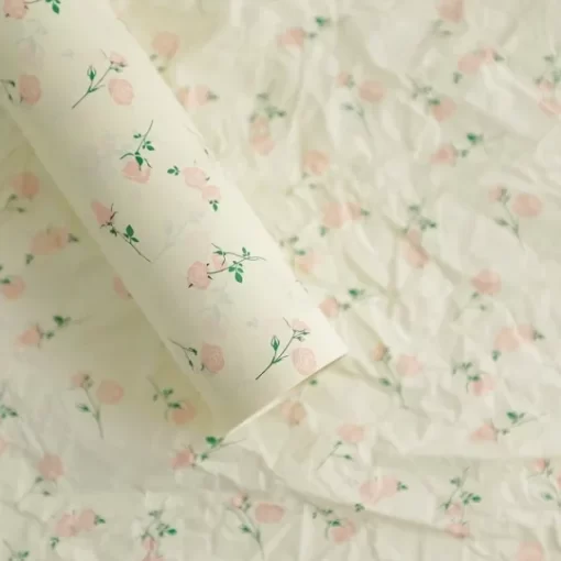 Giấy gói quà hoa hồng