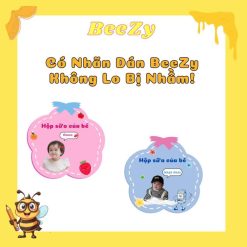 COMBO 10 NHÃN IN THEO YÊU CẦU CHO TRẺ MẦM NON – TRÁNH NHẦM HỘP SỮA