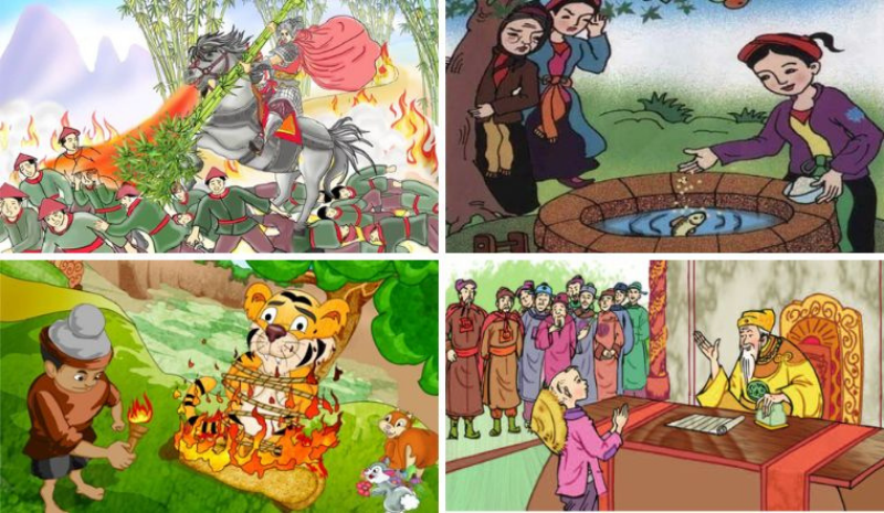 bài viết truyện cổ tich