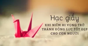 ảnh bài viết hạc giấy