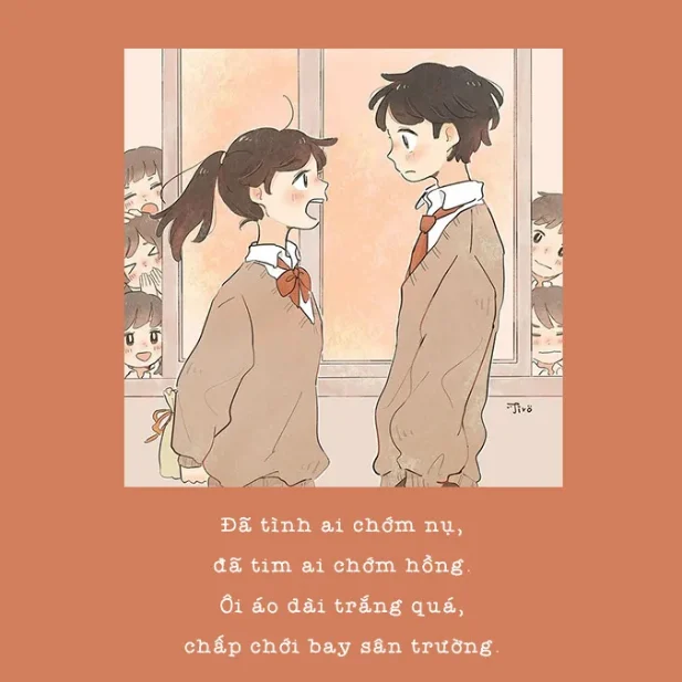 Bài thơ hay về tình yêu tuổi học trò